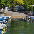 Stockfoto kostenlos Boote, die im Hafen am Bodensee liegen
